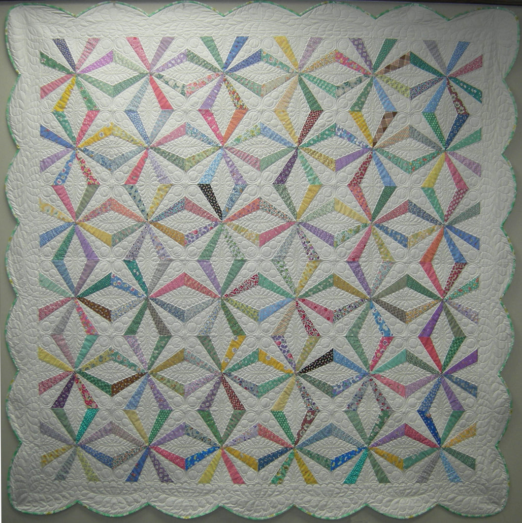 Grandmother's Jumping Jacks Quilt Pattern