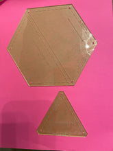 Jack Squares Studio Hexie Triangle Templates Medium