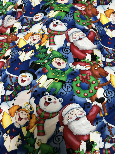 Christmas People Fabric