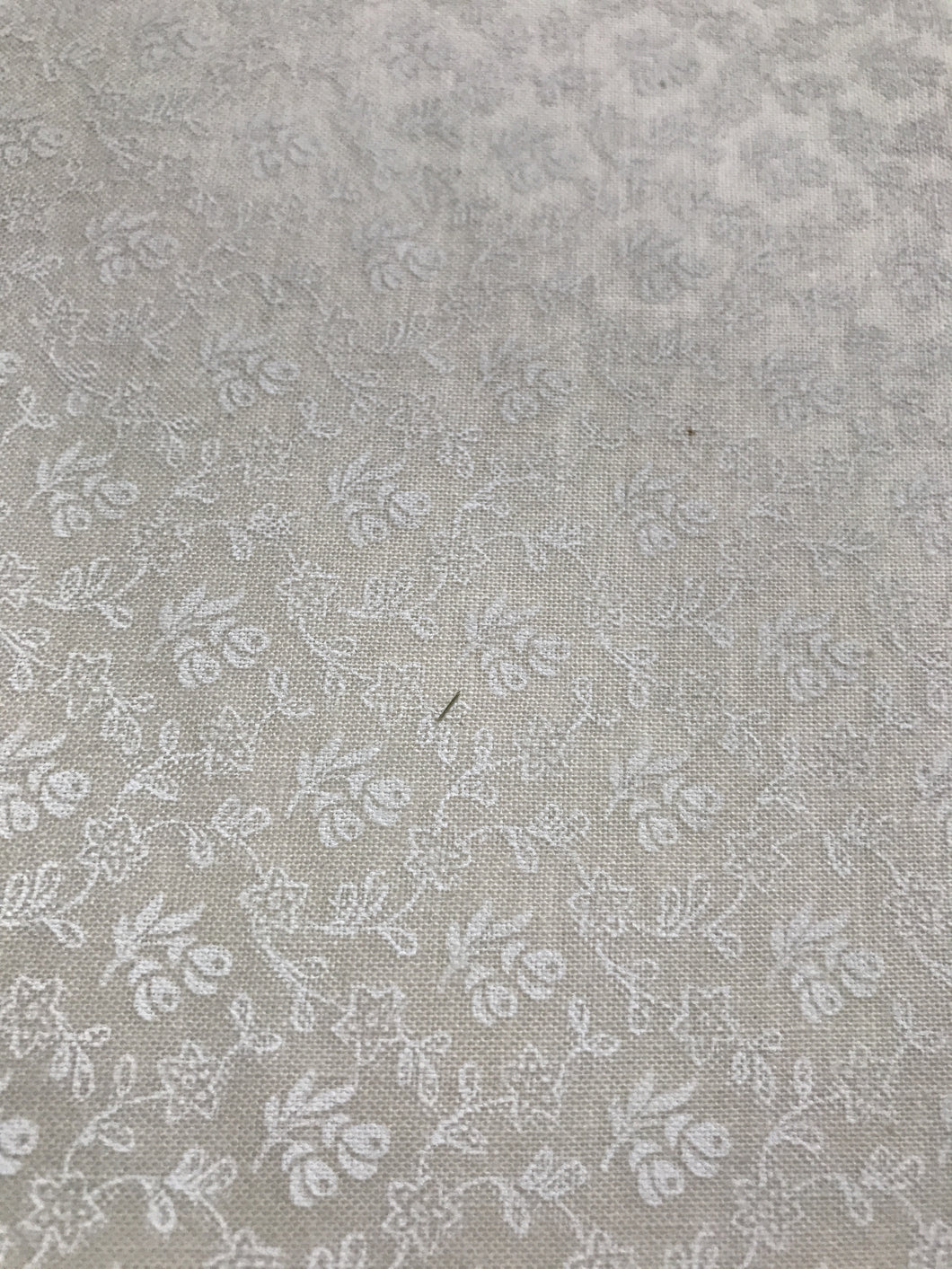 Cream on Cream Floral Bouquet Fabric