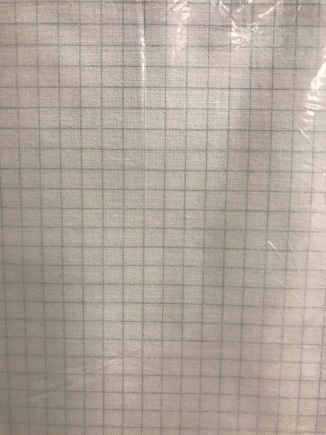 Jot White & Blue Graph Paper Fabric 100 % cotton