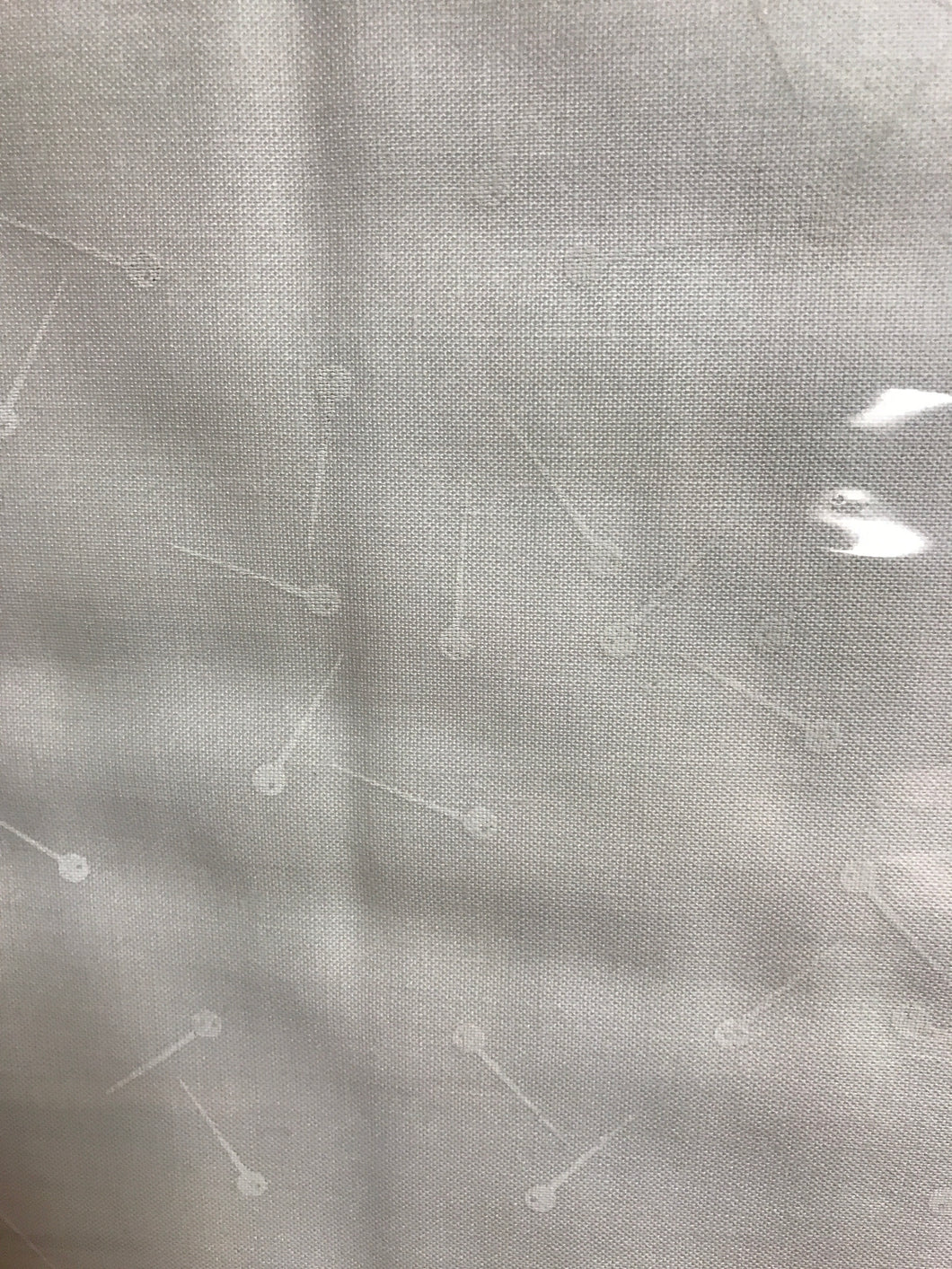 White on White Pin Drop Fabric by Riley Blake