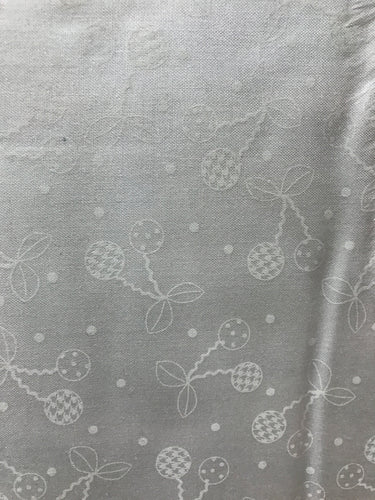 White On White Cherries Fabric Kimberbell Maywood Studio