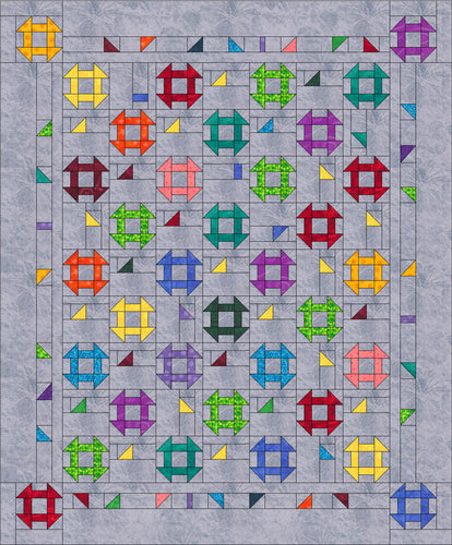 Churnlets, Nibblets and Nobblets Quilt Pattern